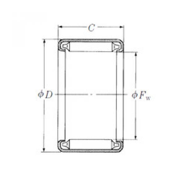 Rodamiento NFH-222A NSK #1 image