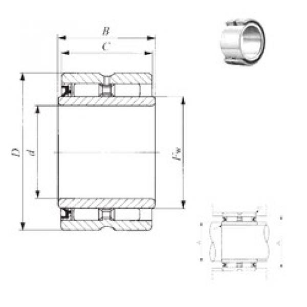 Rodamiento GBRI 446828 U IKO #1 image