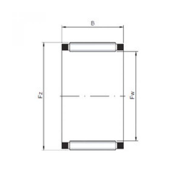 Rodamiento K05x08x10 CX #1 image