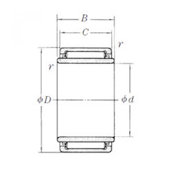 Rodamiento LM121916-1 NSK #1 image