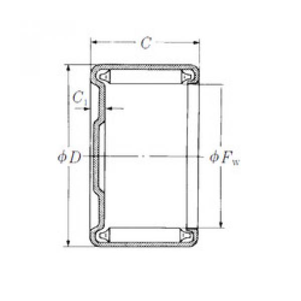 Rodamiento MF-1510 NSK #1 image