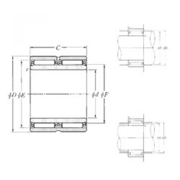 Rodamiento NAO-40×55×34ZW NTN #1 image