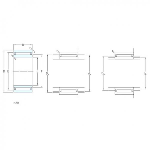 Rodamiento NAO35x55x20 SKF #1 image