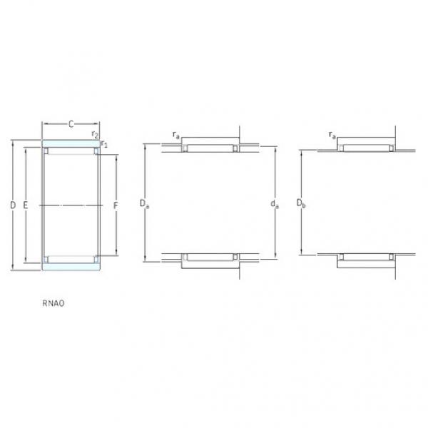 Rodamiento RNAO45x55x17 SKF #1 image