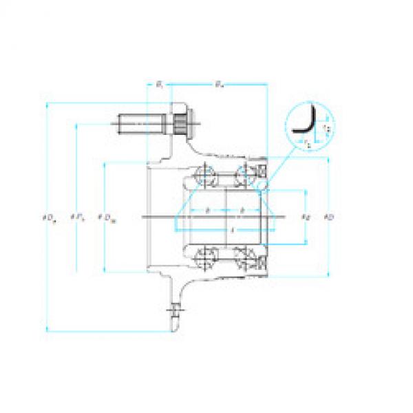 Rodamiento 30BWK11 NSK #1 image