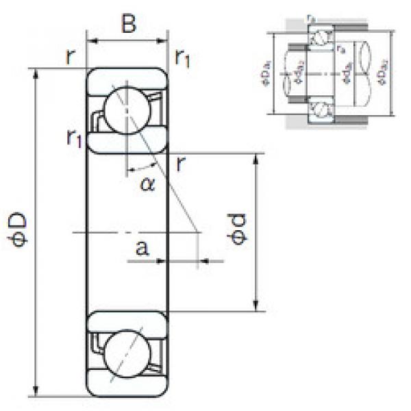 Rodamiento 7020 NACHI #1 image