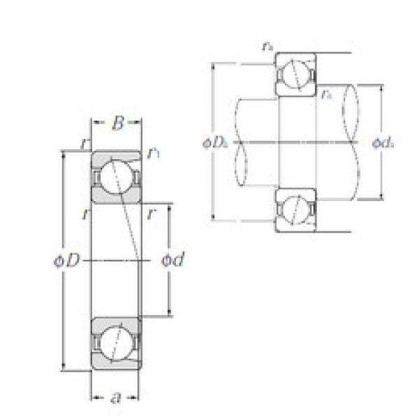 Rodamiento 7008C NTN #1 image