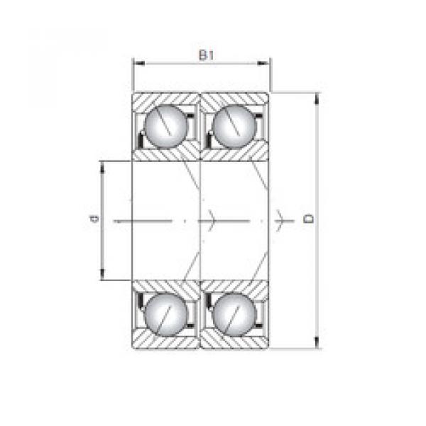 Rodamiento 7011 ADT ISO #1 image