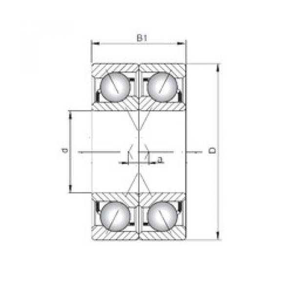 Rodamiento 7014 BDF ISO #1 image