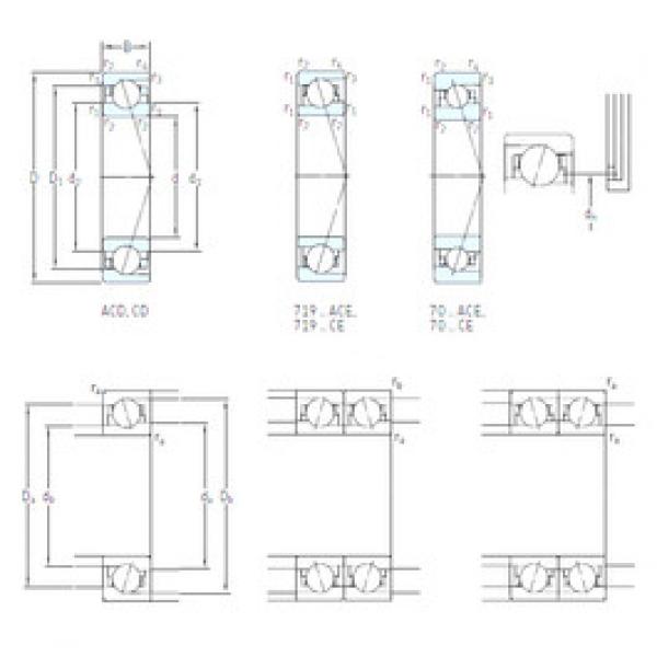 Rodamiento 71908 CD/HCP4A SKF #1 image