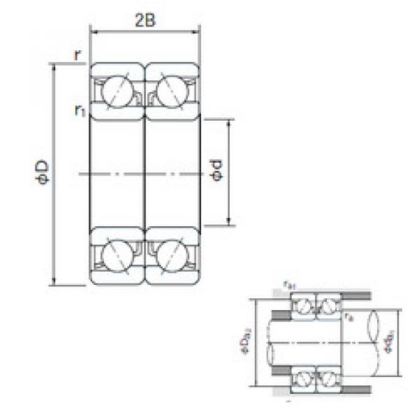 Rodamiento 7219BDB NACHI #1 image