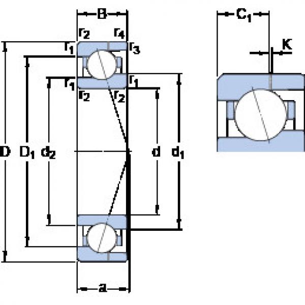 Rodamiento 71904 ACE/HCP4AH SKF #1 image