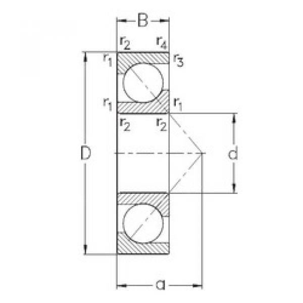 Rodamiento 7206-BE-TVP NKE #1 image