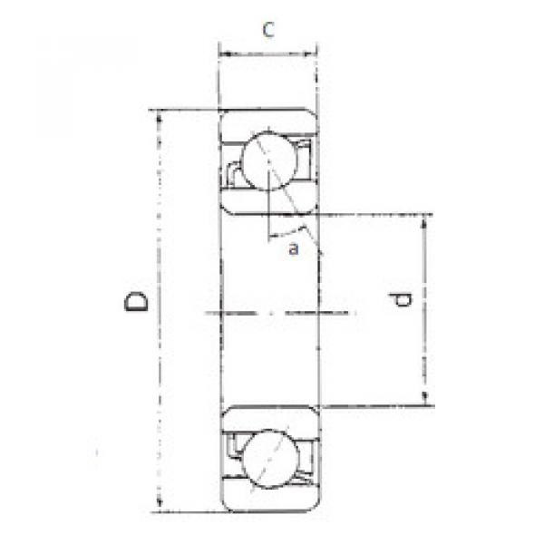 Rodamiento 7207B FBJ #1 image