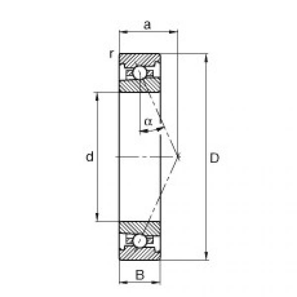 Rodamiento HS7015-E-T-P4S FAG #1 image