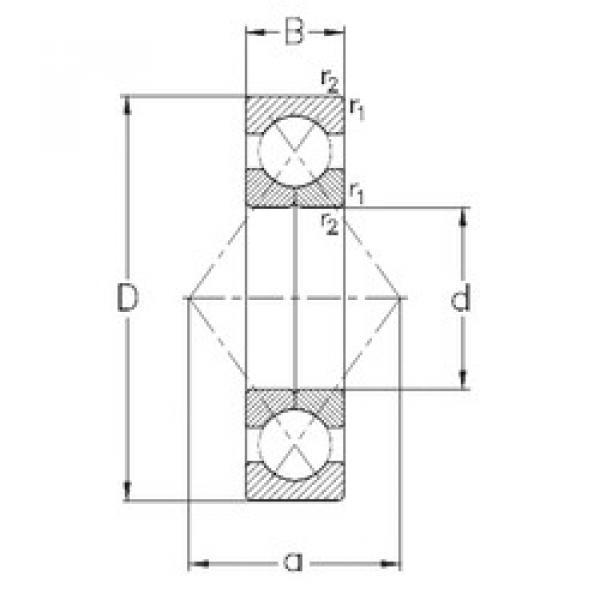 Rodamiento QJ216-MPA NKE #1 image