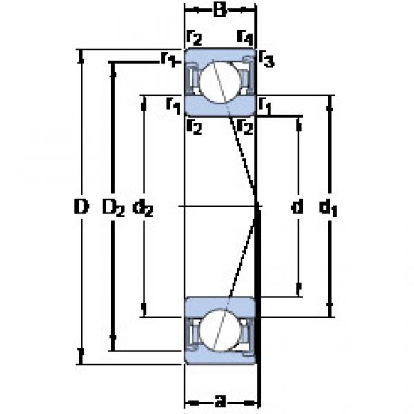 Rodamiento S7001 ACD/P4A SKF #1 image