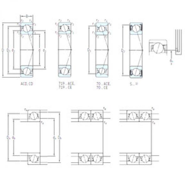 Rodamiento S7009 ACE/P4A SKF #1 image