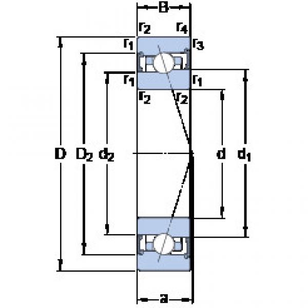 Rodamiento S7020 ACB/P4A SKF #1 image