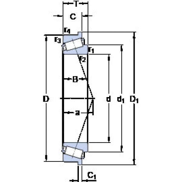 Rodamiento 30208 RJ2/Q SKF #1 image