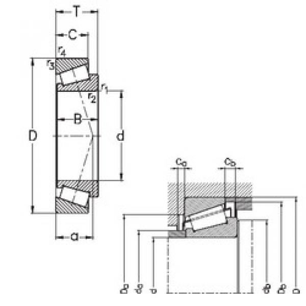 Rodamiento 32048-X NKE #1 image