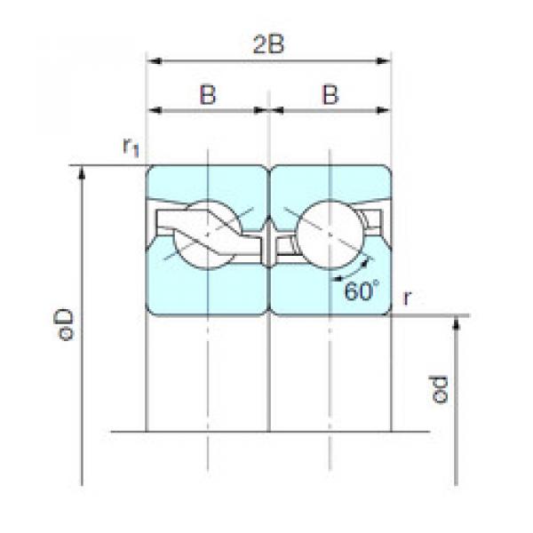 Rodamiento 30TAB06DB NACHI #1 image