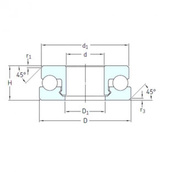 Rodamiento 51109V/HR11T1 SKF #1 image