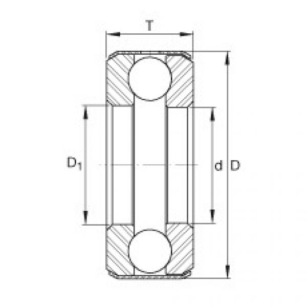 Rodamiento B16 INA #1 image