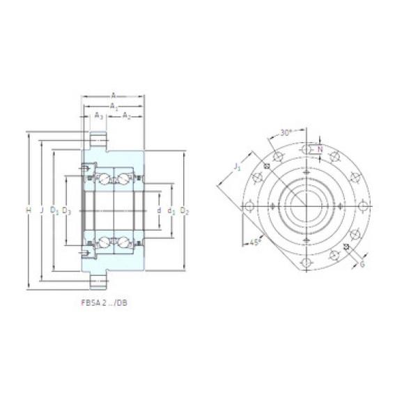 Rodamiento BSDU 240 DD SNFA #1 image