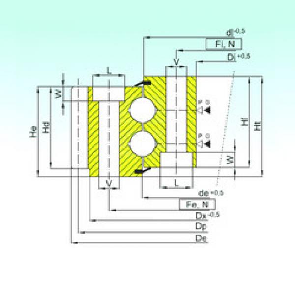 Rodamiento EB2.35.1249.400-1SPPN ISB #1 image