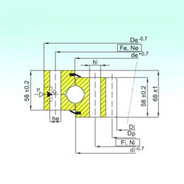 Rodamiento ZB1.25.1314.400-1SPPN ISB #1 image