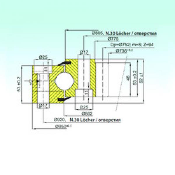 Rodamiento ZB1.25.0860.200-1SPPN ISB #1 image