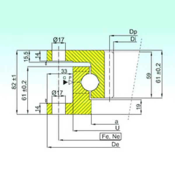 Rodamiento ZK.22.0880.100-1SPPN ISB #1 image