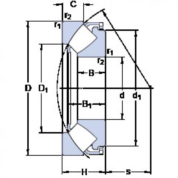 Rodamiento 29448 E SKF #1 image