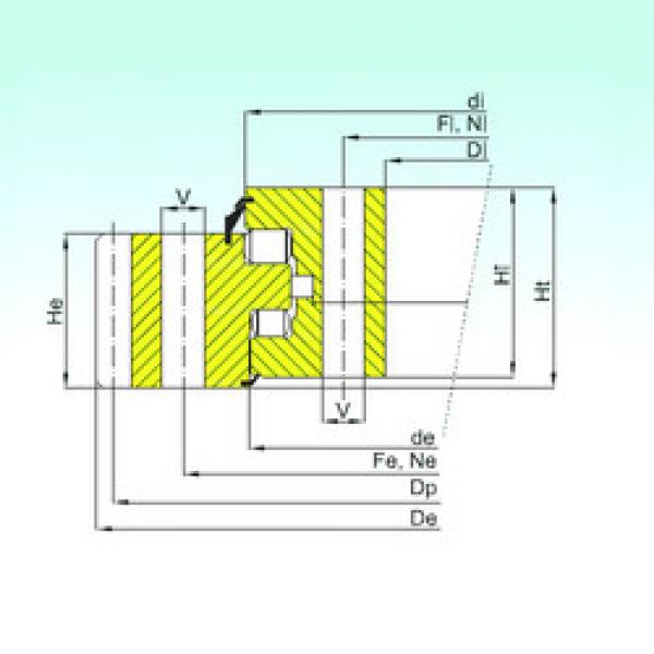 Rodamiento ER3.32.3150.400-1SPPN ISB #1 image