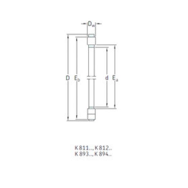 Rodamiento K89306TN SKF #1 image