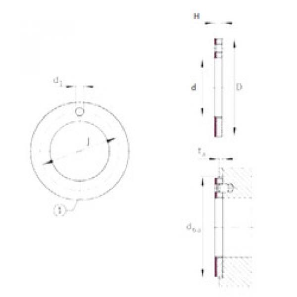 Rodamiento EGW28-E40 INA #1 image