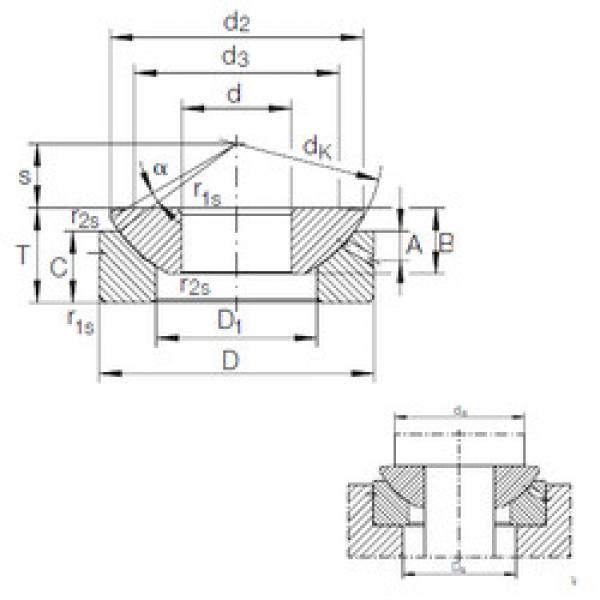 Rodamiento GE 140 AX INA #1 image