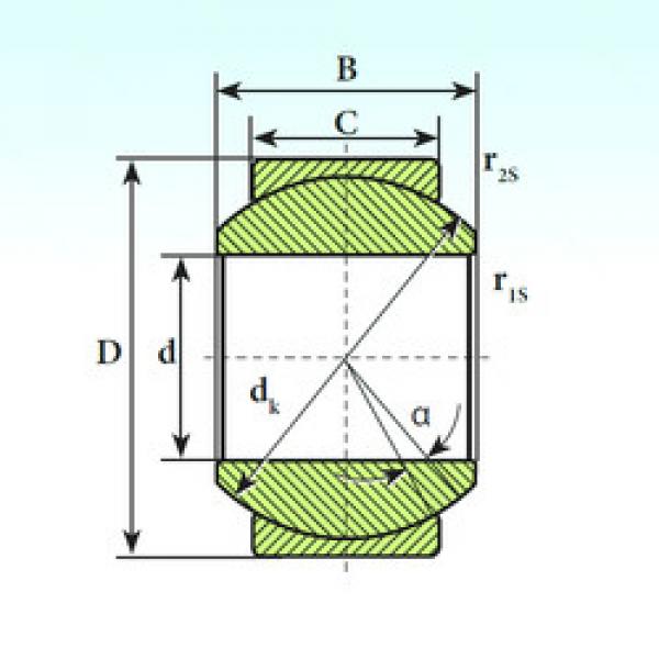 Rodamiento GE 8 SP ISB #1 image