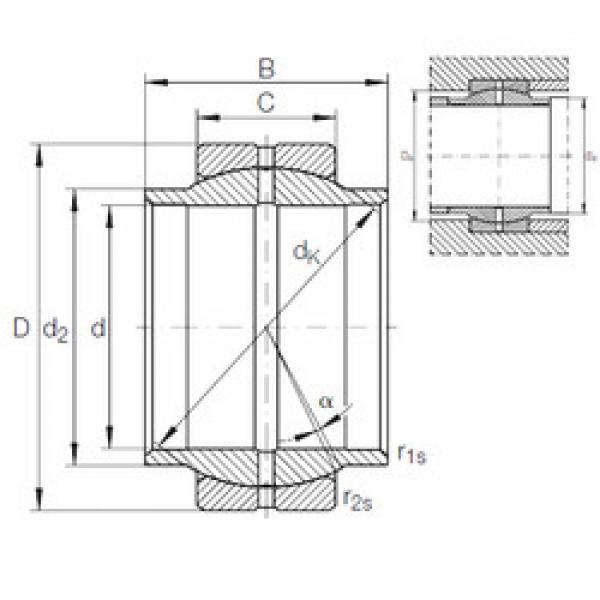 Rodamiento GE 32 LO INA #1 image