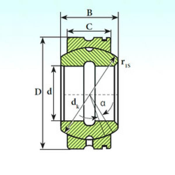 Rodamiento GE 150 XS K ISB #1 image