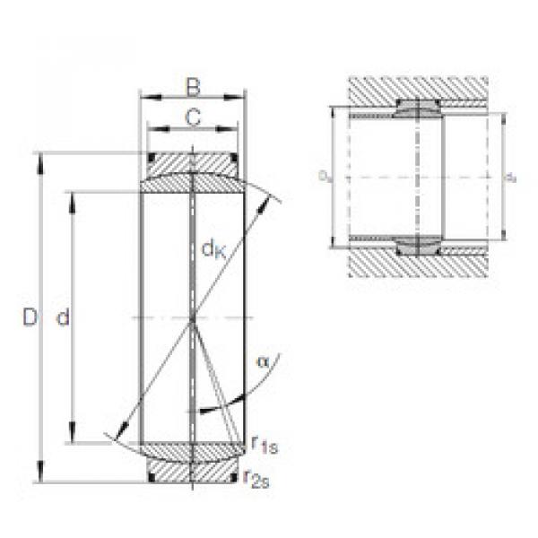 Rodamiento GE 340 DO INA #1 image