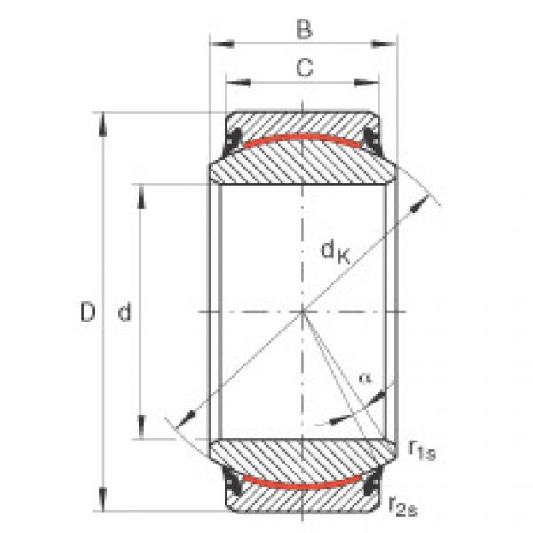 Rodamiento GE140-UK-2RS INA #1 image