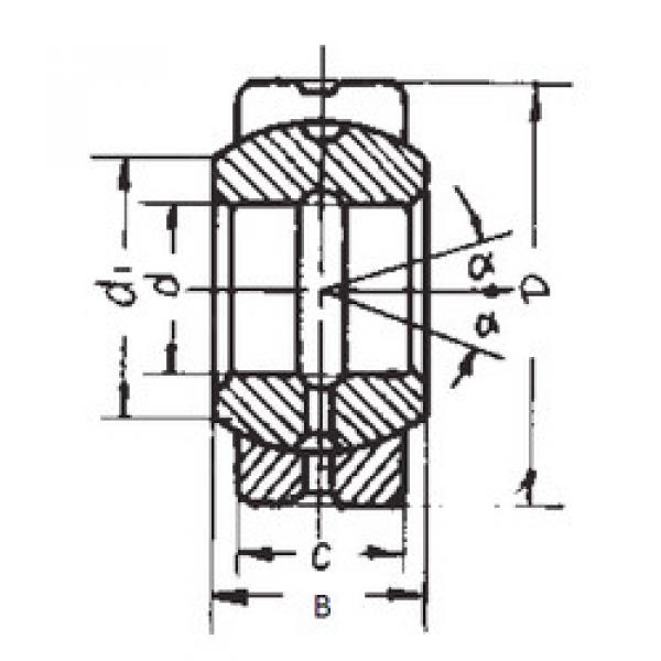 Rodamiento GE50ES FBJ #1 image