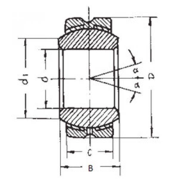 Rodamiento GEBK30S FBJ #1 image