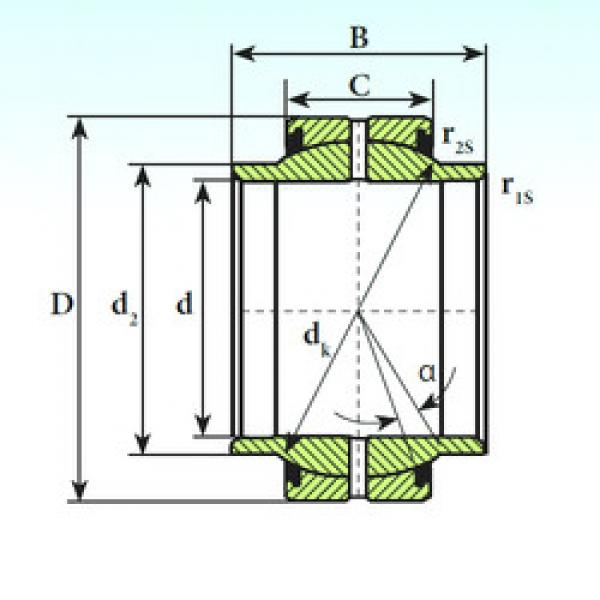 Rodamiento GEEM 45 ES 2RS ISB #1 image