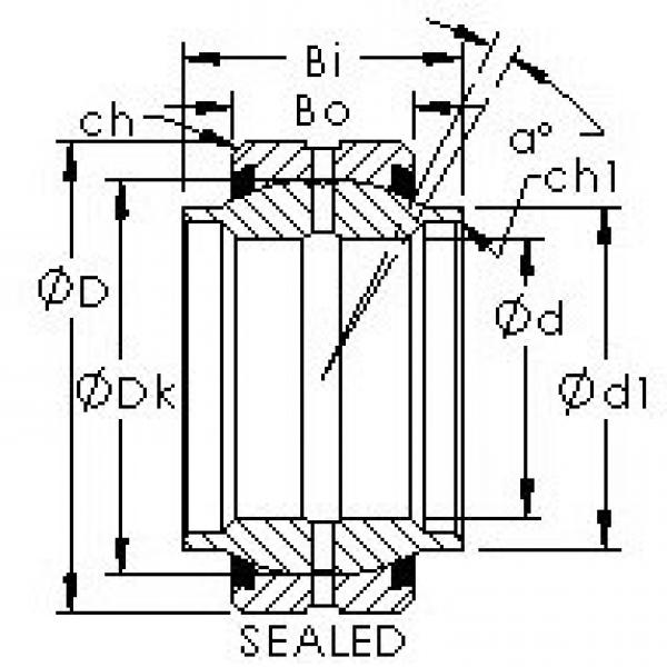 Rodamiento GEEM100ES-2RS AST #1 image