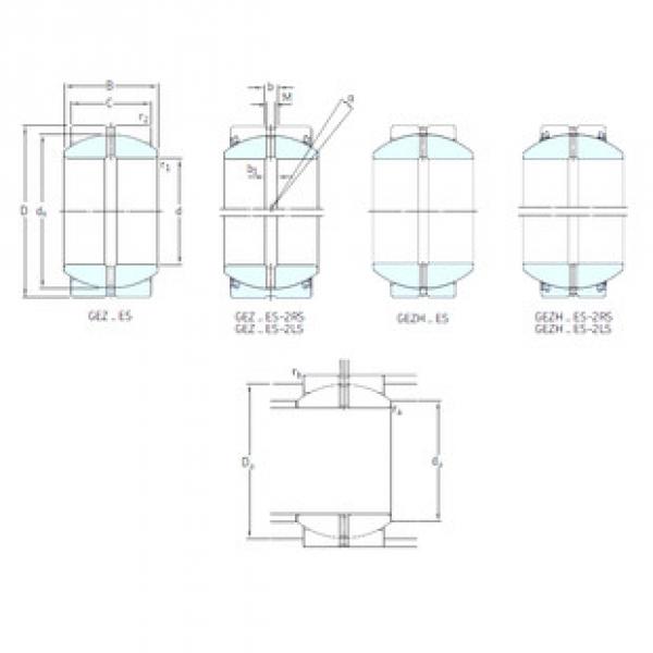 Rodamiento GEZH208ES-2RS SKF #1 image