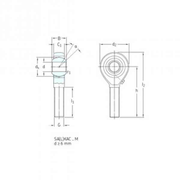 Rodamientos SAKAC14M SKF #1 image