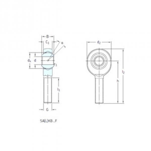 Rodamientos SAKB22F SKF #1 image